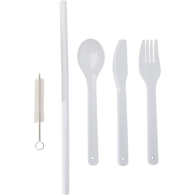 Set de couverts nomade avec paille reutilisable (RUNA)