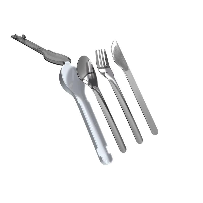 Set de 3 couverts en inox dans boitier rigide vue 2